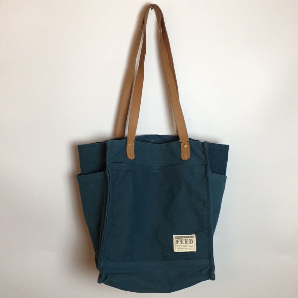 ‘Feed Projects’ To Feed Others Canvas Market Tote (#7) - Picture 5 of 16